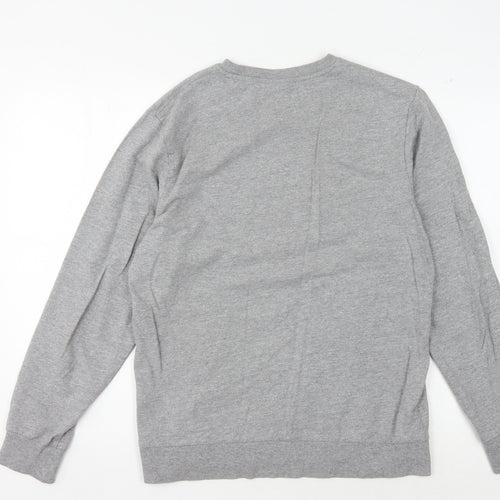 Jack & Jones Men's Grey Pullover Sweatshirt Medium