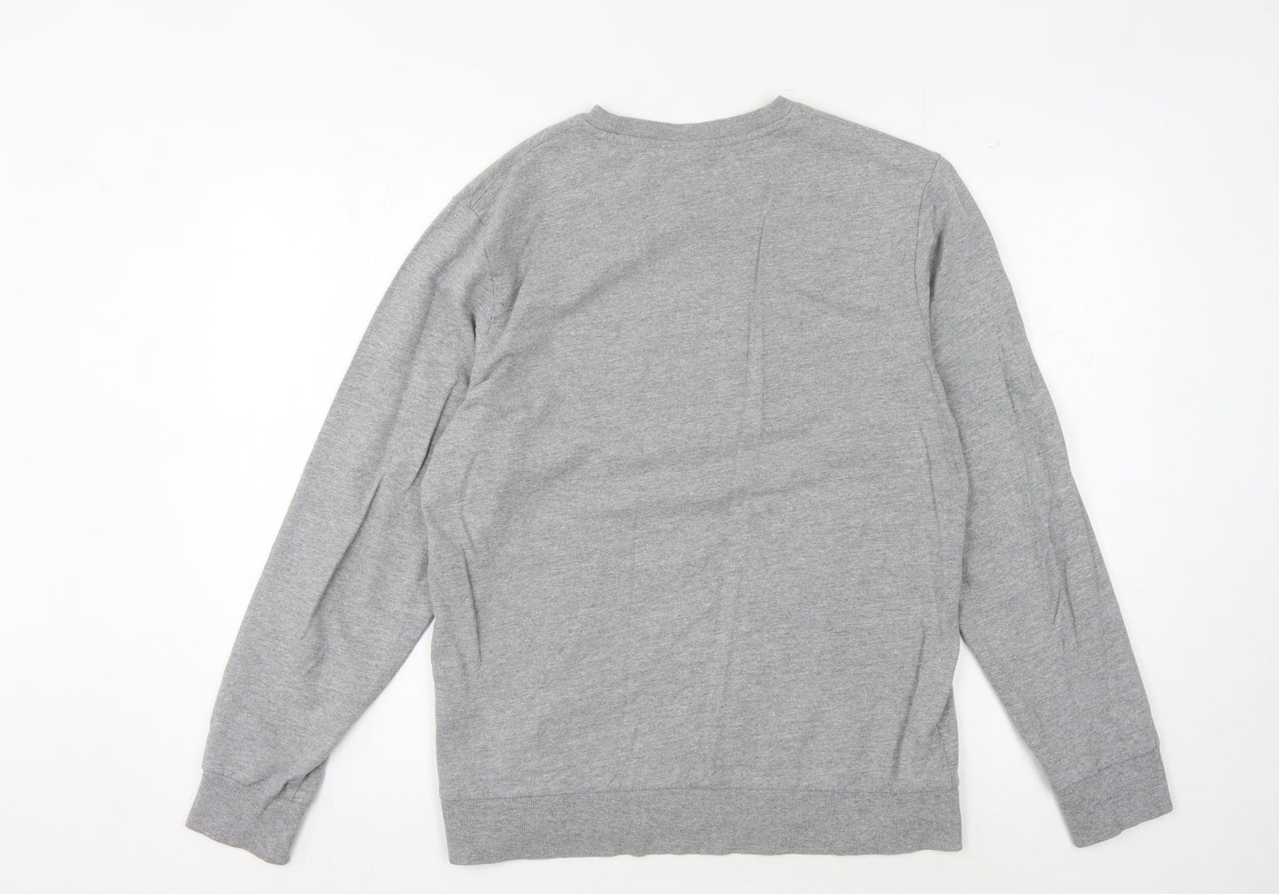 Jack & Jones Men's Grey Pullover Sweatshirt Medium