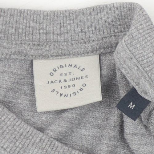 Jack & Jones Men's Grey Pullover Sweatshirt Medium