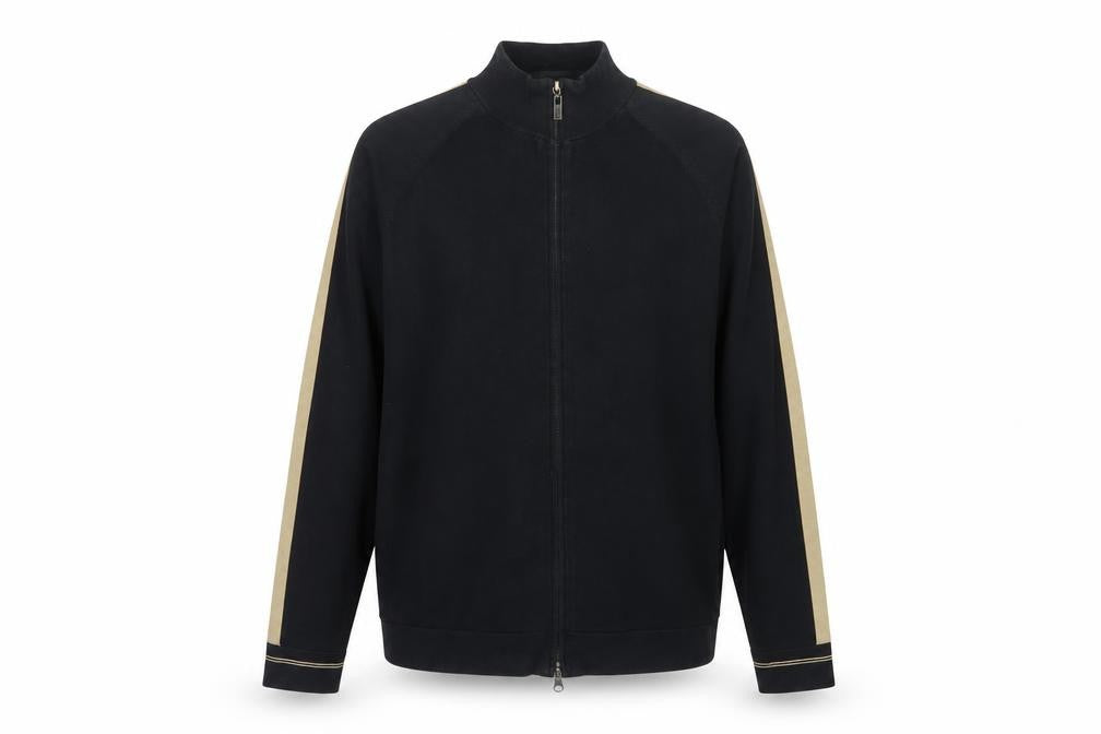 Calvin Klein Jeans Men's Black Full Zip Jumper, L, Casual