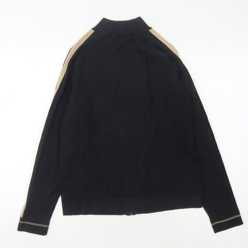 Calvin Klein Jeans Men's Black Full Zip Jumper, L, Casual