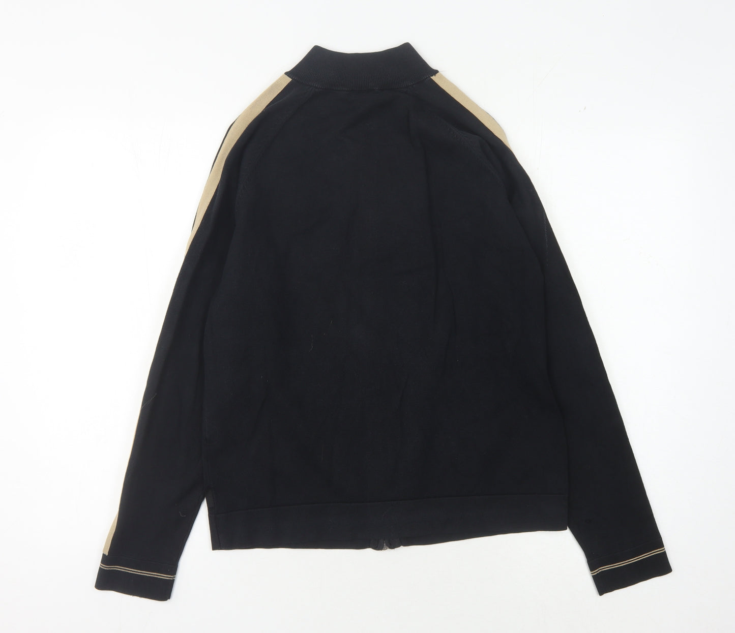 Calvin Klein Jeans Men's Black Full Zip Jumper, L, Casual