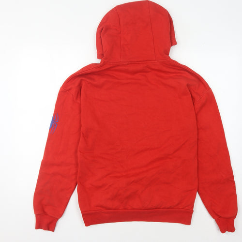 Next Boys Red Spider-Man Pullover Hoodie, 14 Years, Graphic Print