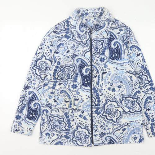 Damart Women's Multicoloured Paisley Fleece Jacket S