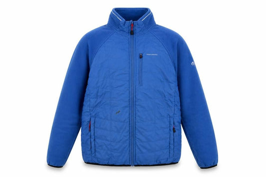 Front view of Craghoppers Men's Blue Basic Jacket, size M, Full Zip
