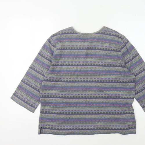 Orvis Women's Multicoloured L Geometric T-Shirt