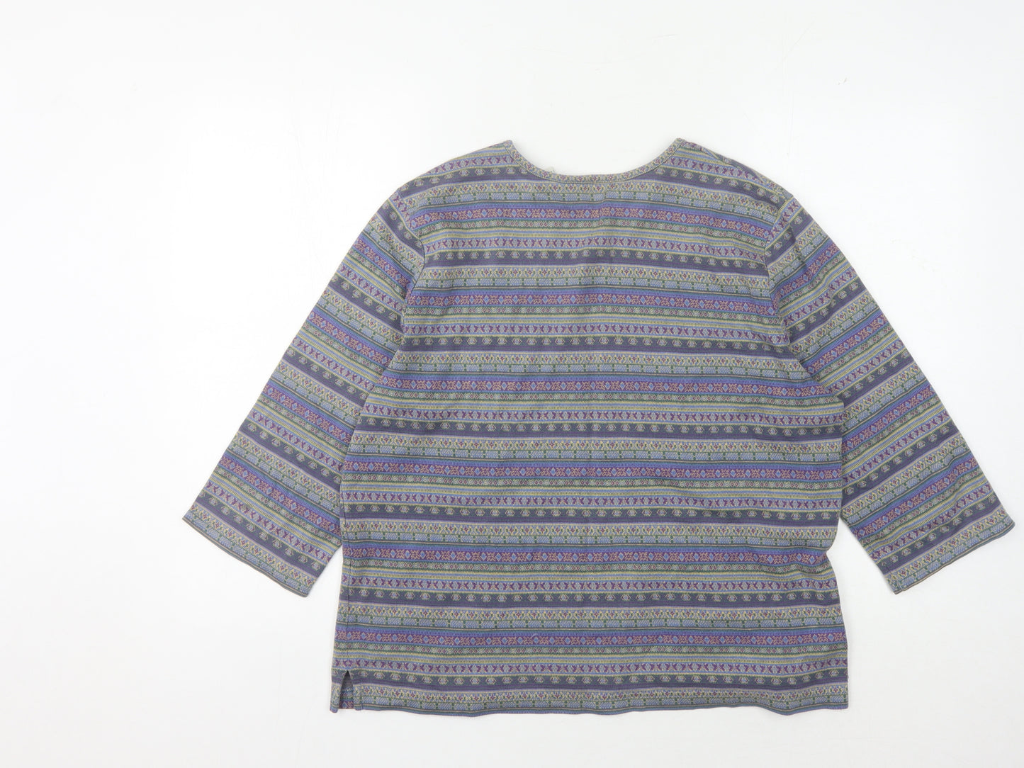 Orvis Women's Multicoloured L Geometric T-Shirt