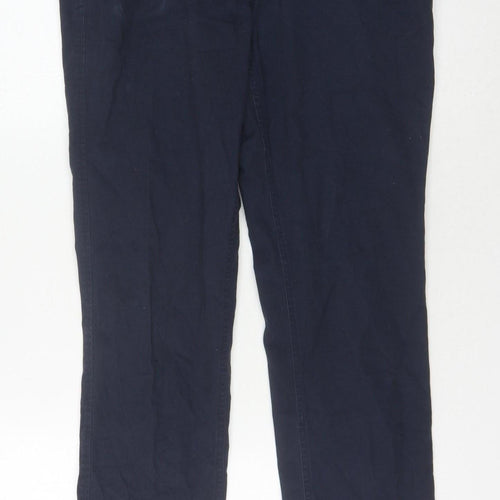 Brook Taverner Women's Blue Chino Trousers, Size 10