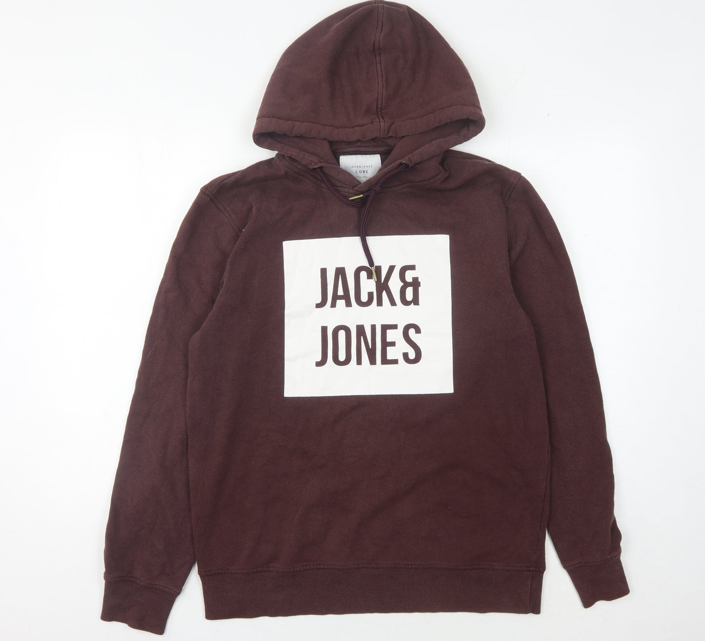 Jack & Jones Men's Brown Pullover Hoodie L