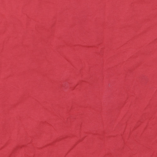 Slazenger Men's Red M T-Shirt Short Sleeve Cotton
