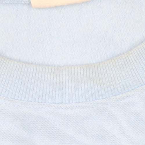 Champion Unisex Blue Sweatshirt, Size 6, Lightweight Casual