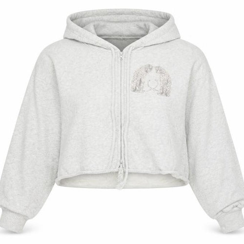 AllSaints Women's Grey Full Zip Hoodie XS