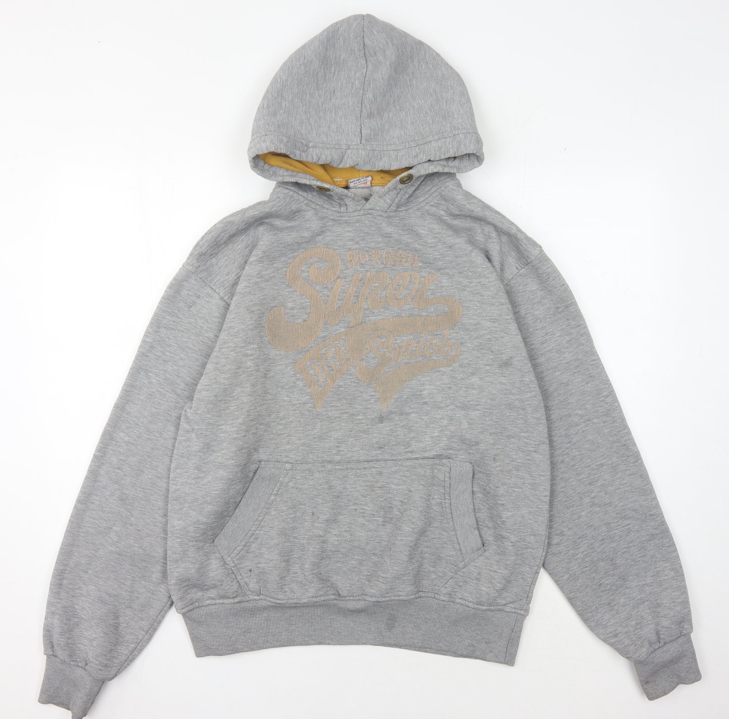 Superdry Men's Grey XL Vintage Pullover Hoodie