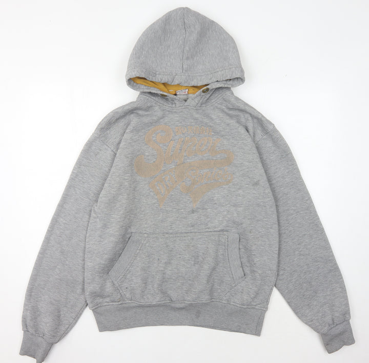 Superdry Men's Grey XL Vintage Pullover Hoodie