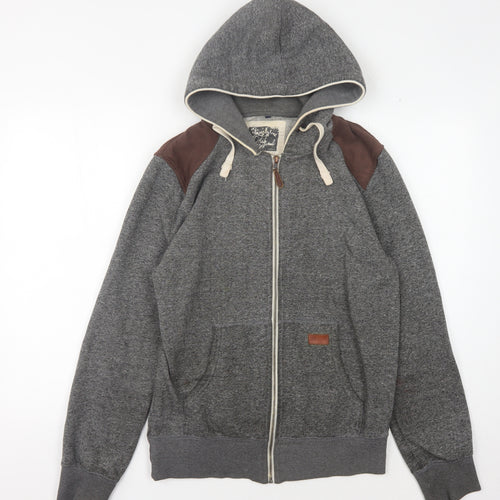 Twenty Six Original Men's Grey Full Zip Hoodie M