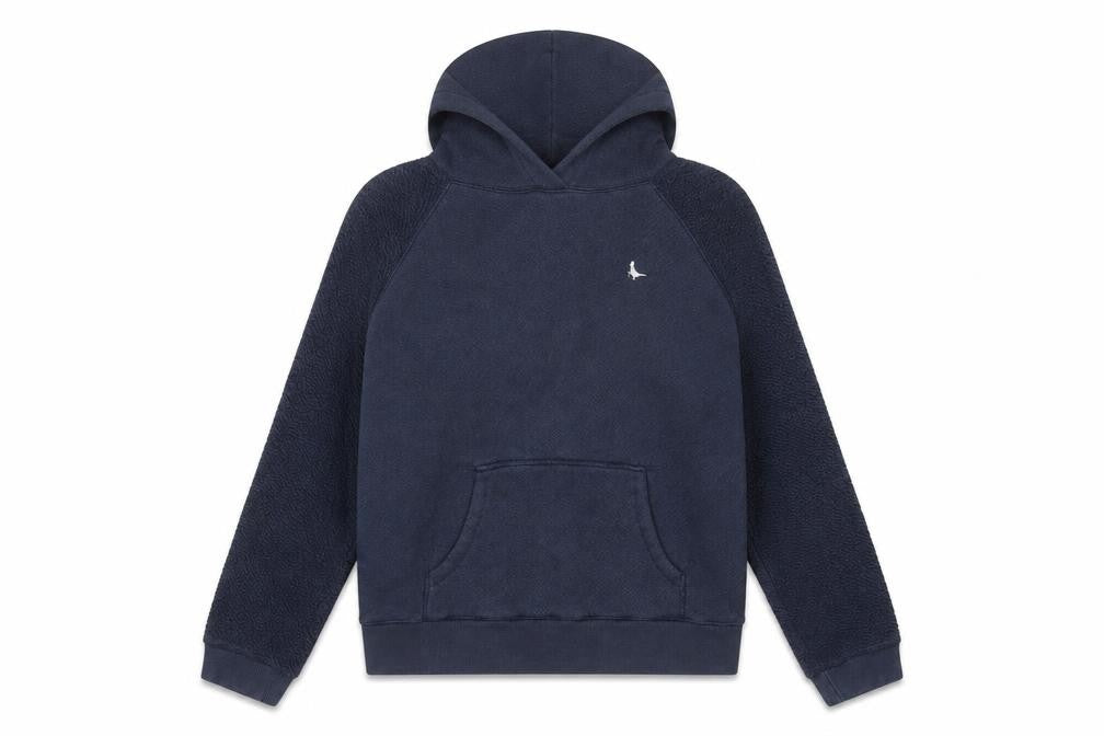 Front view of Jack Wills Women’s Blue Hoodie, size UK 10