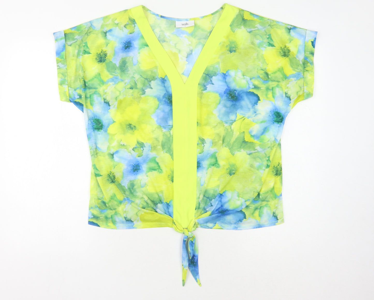 Wallis Women's Multicoloured Floral Tunic Blouse M