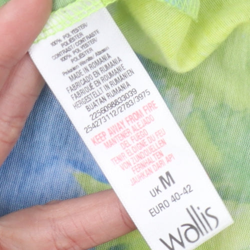 Wallis Women's Multicoloured Floral Tunic Blouse M