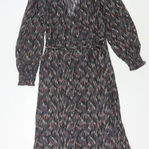 Fat Face Women's Multicoloured Wrap Dress Size 10