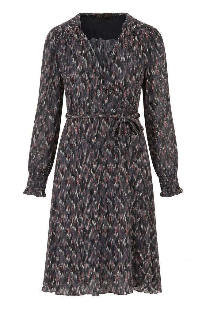 Front view of FatFace Women's Multicoloured Wrap Dress, size 10