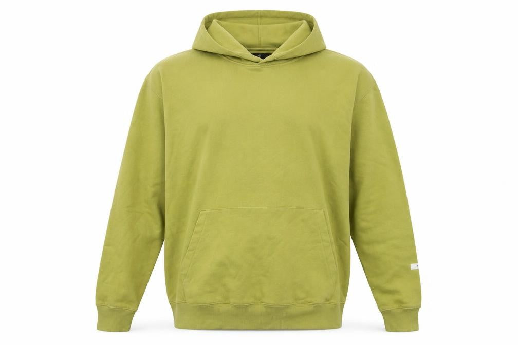 Front view of Nerve Men's Green XL Pullover Hoodie