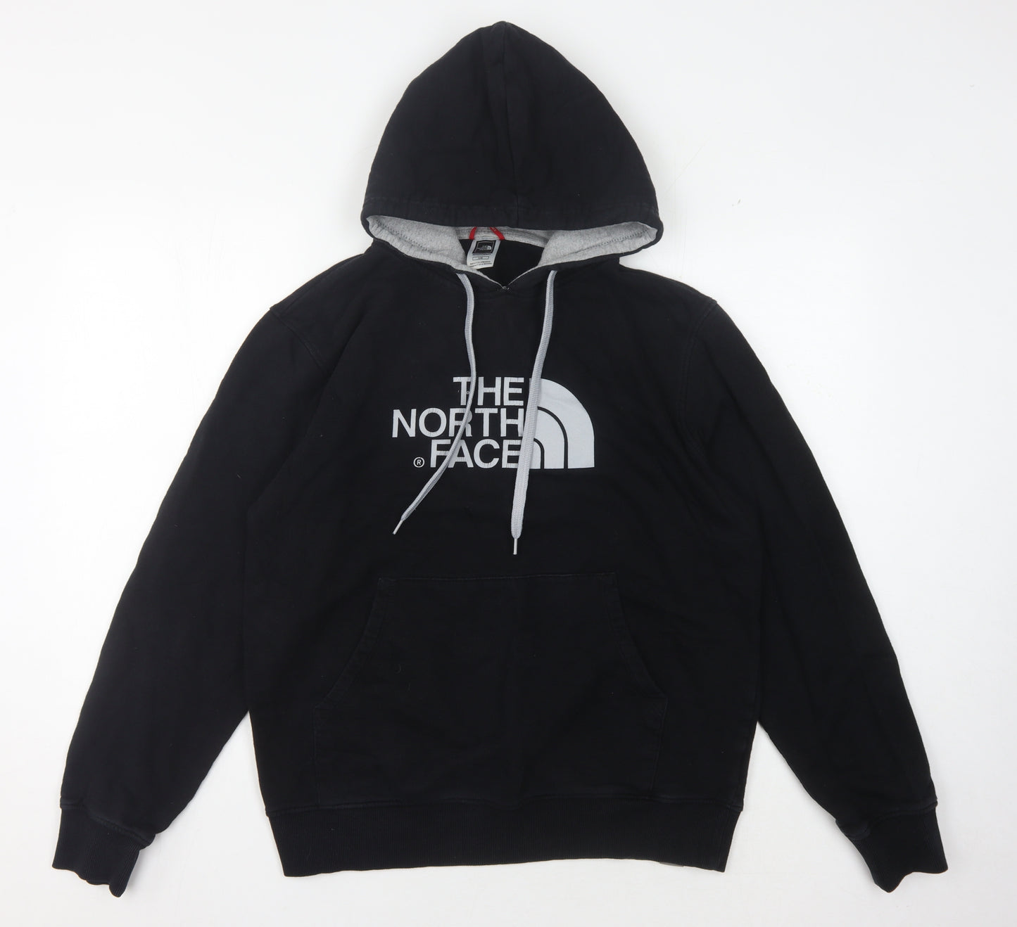 The North Face Men's Black Hoodie L Pullover Logo