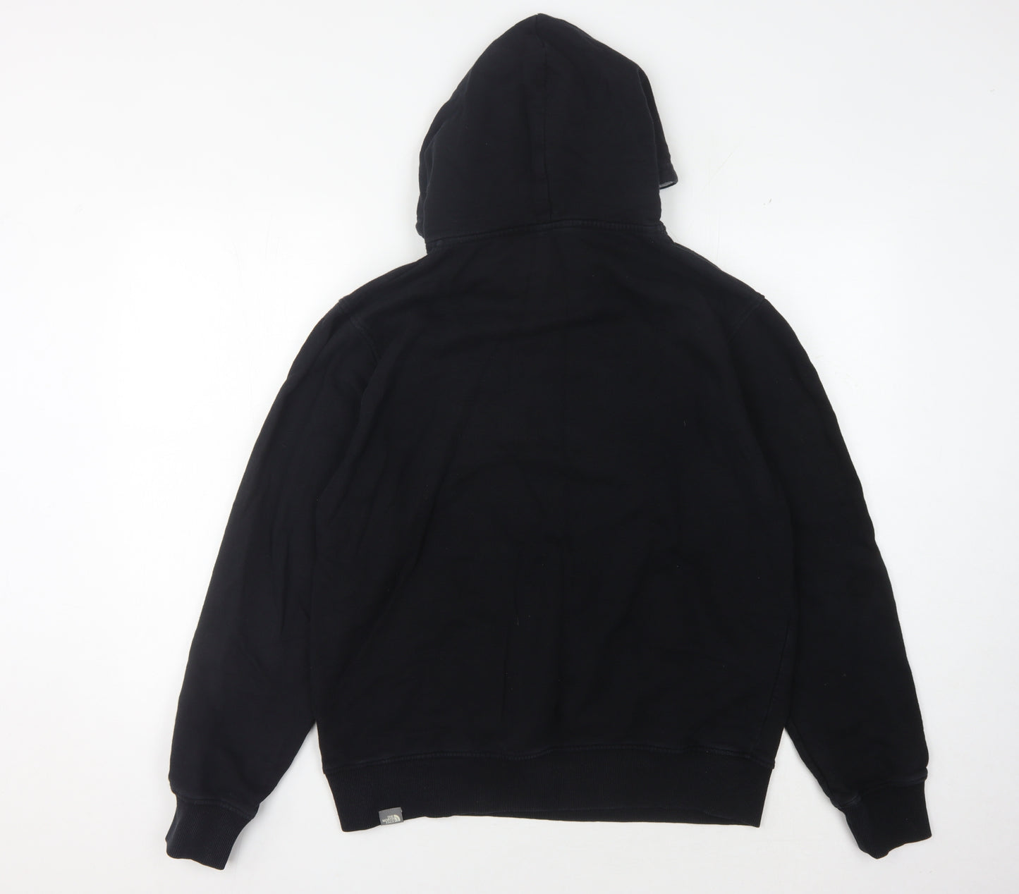 The North Face Men's Black Hoodie L Pullover Logo