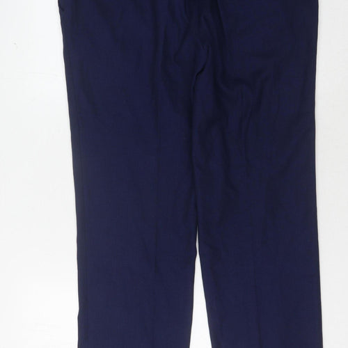 Fellini Men's Blue Dress Pants - 36R Regular Fit