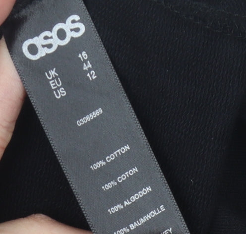 ASOS Women’s Black Halloween Sweatshirt Size 16