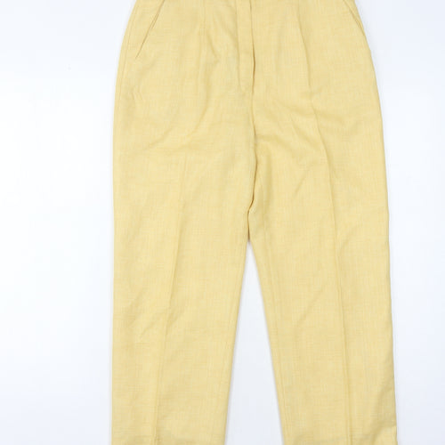 Basler Women's Yellow Trousers Size 8