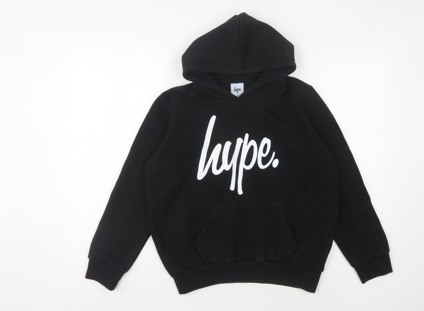 Hype Boys Black Hoodie 13-14 Years Pullover Graphic