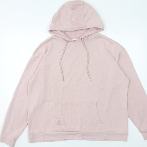 JEFF&CO Women's Pink Pullover Hoodie, Size 14-16, Casual