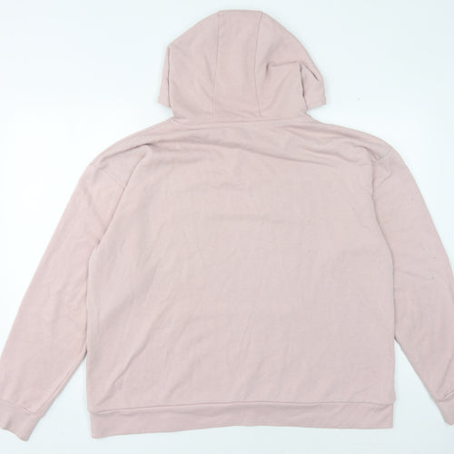 JEFF&CO Women's Pink Pullover Hoodie, Size 14-16, Casual
