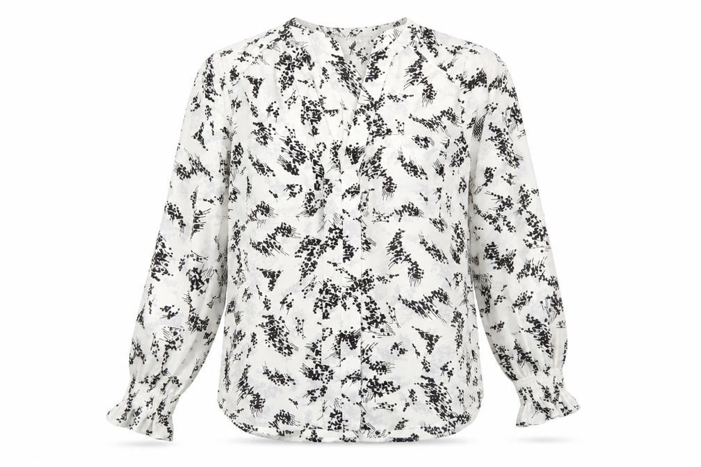 Front view of Oasis Women's Multicoloured Floral Blouse, size 14