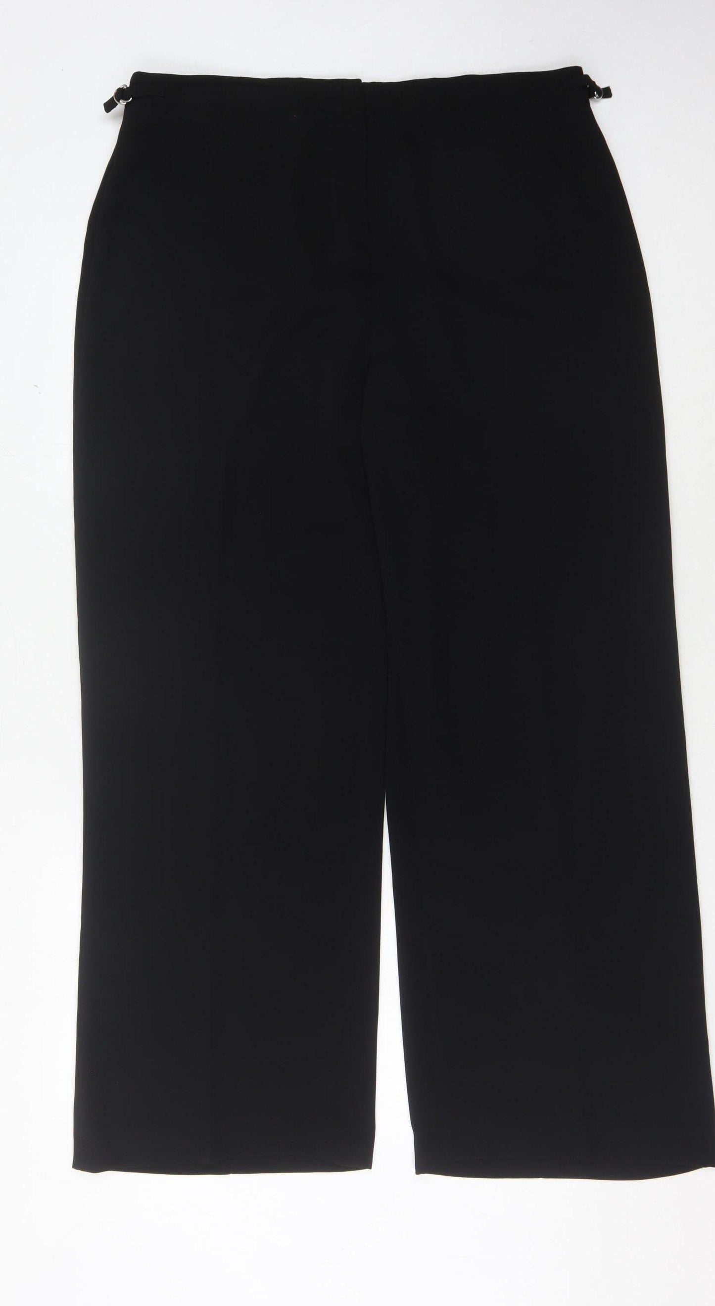 Debenhams Women's Black Straight Trousers Size 16