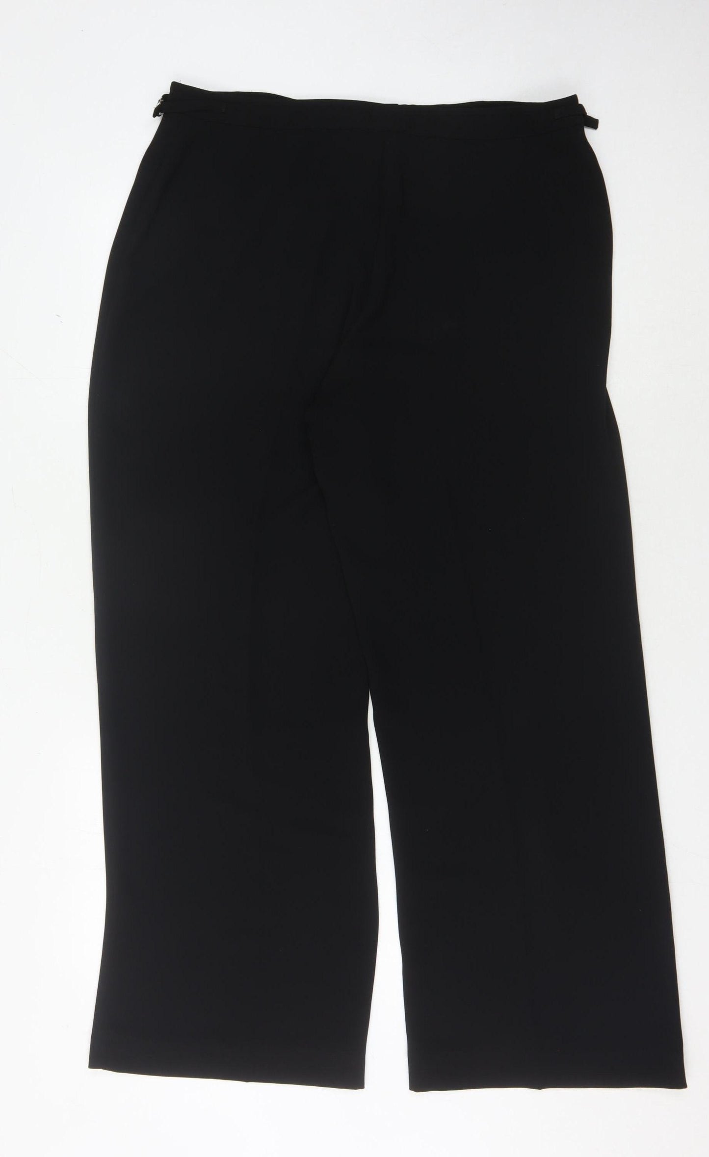 Debenhams Women's Black Straight Trousers Size 16