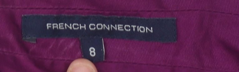 French Connection Women Purple Sleeveless Cocktail Dress