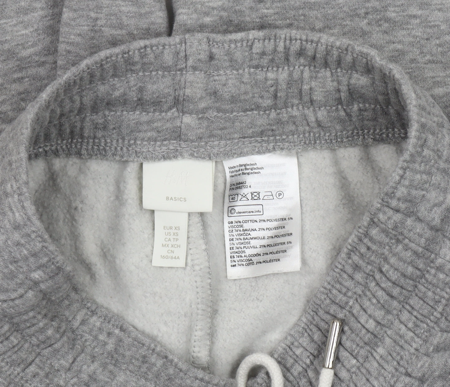 H&M Women's Grey Jogger Trousers XS