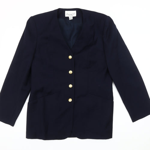 Conrad C Collection Women's Black Blazer Size 10