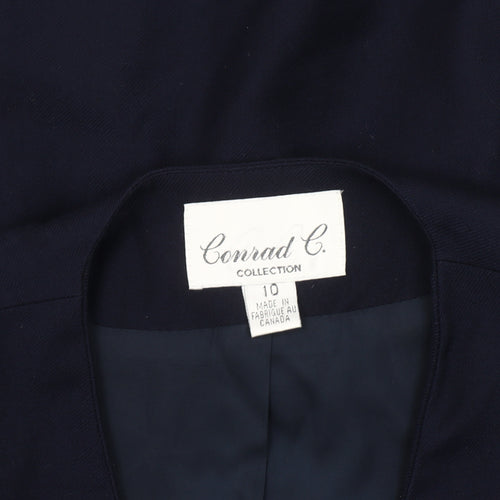Conrad C Collection Women's Black Blazer Size 10