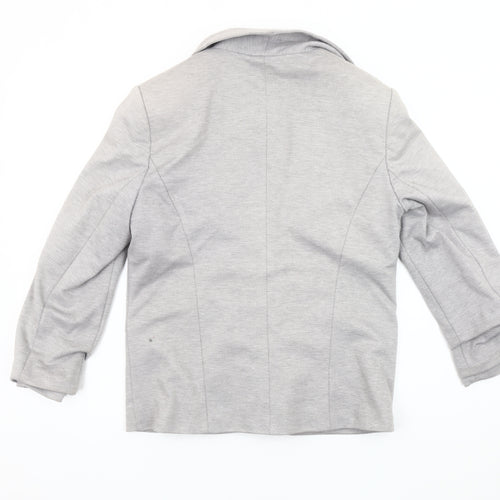 Dorothy Perkins Grey Women's Blazer, Size 10, Shawl Collar