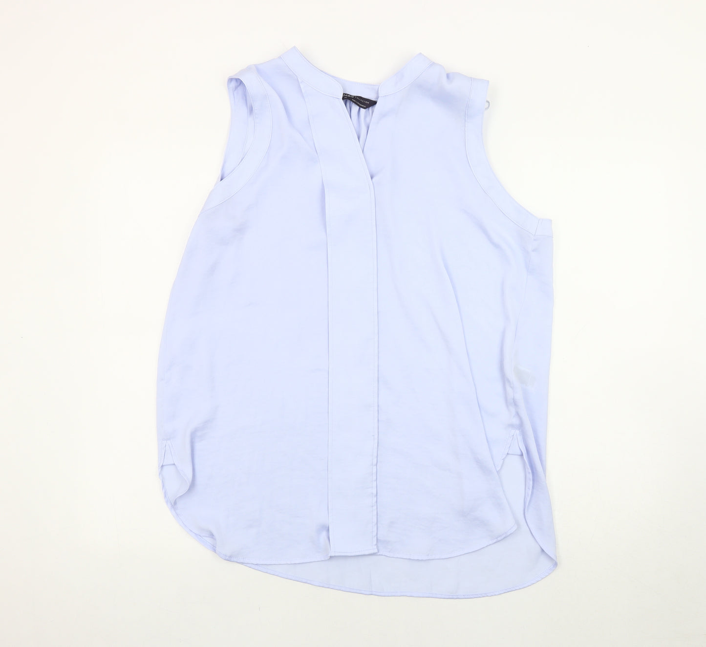 Marks and Spencer Women's Blue Sleeveless Blouse, Size 14
