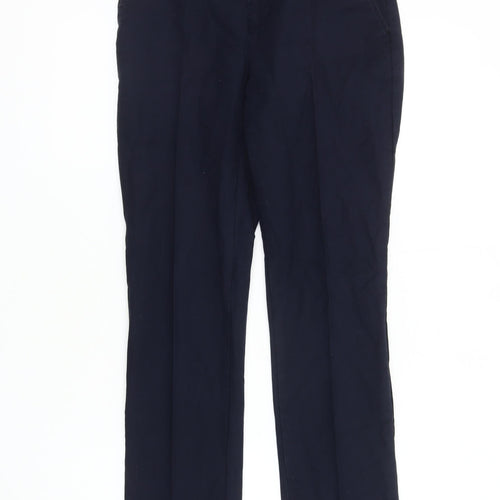 Zara Women's Black Chino Trousers Size 6 Cotton