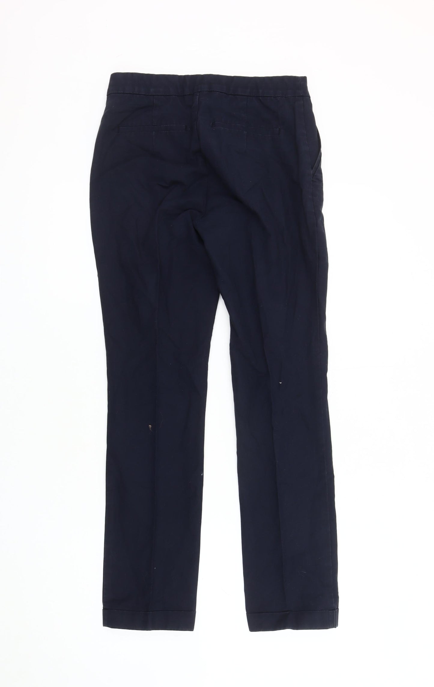Zara Women's Black Chino Trousers Size 6 Cotton
