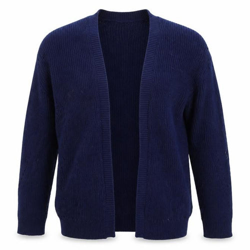 Mango Women's Blue Open Front Cardigan Size M
