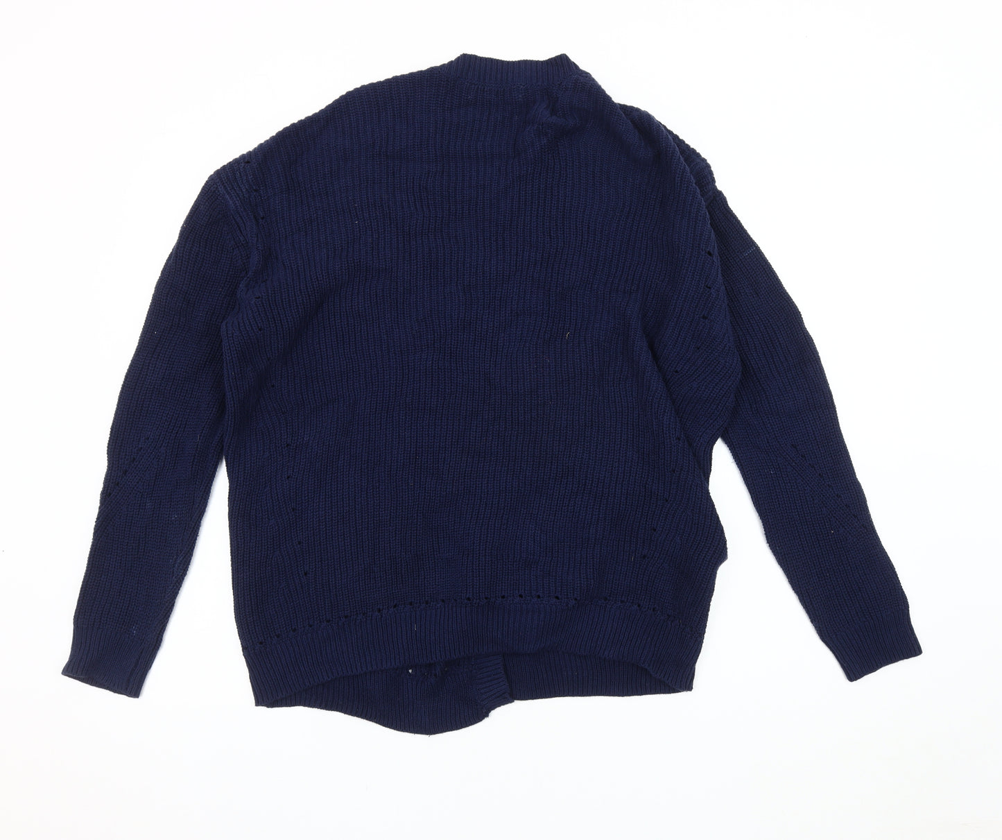 Mango Women's Blue Open Front Cardigan Size M
