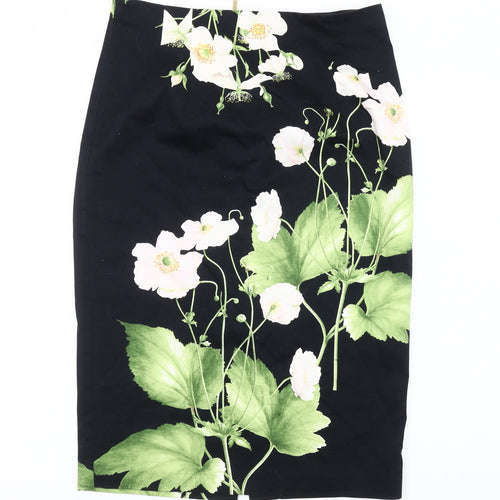 Oasis Women's Multicoloured Floral Pencil Skirt, Size 12