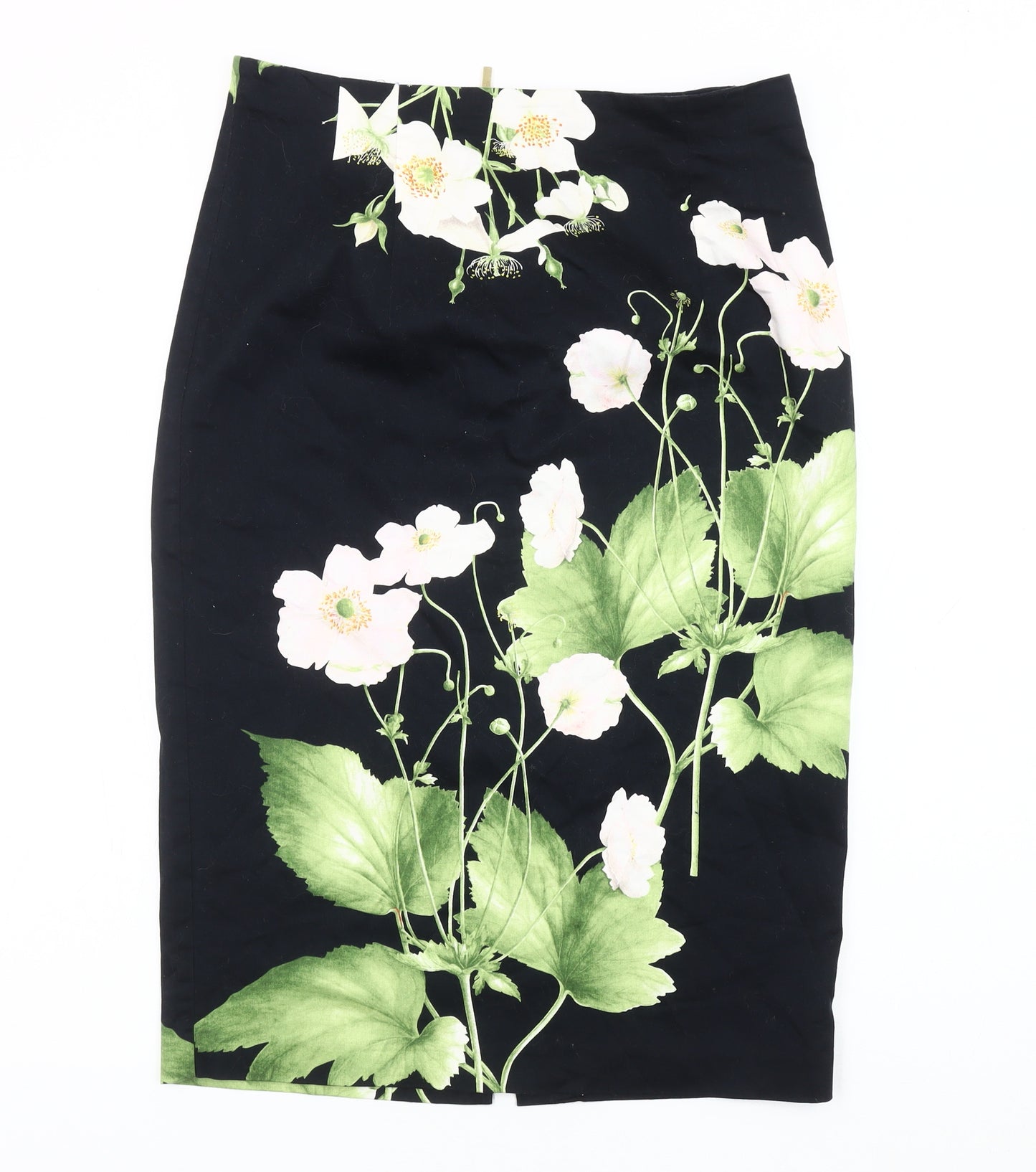 Oasis Women's Multicoloured Floral Pencil Skirt, Size 12