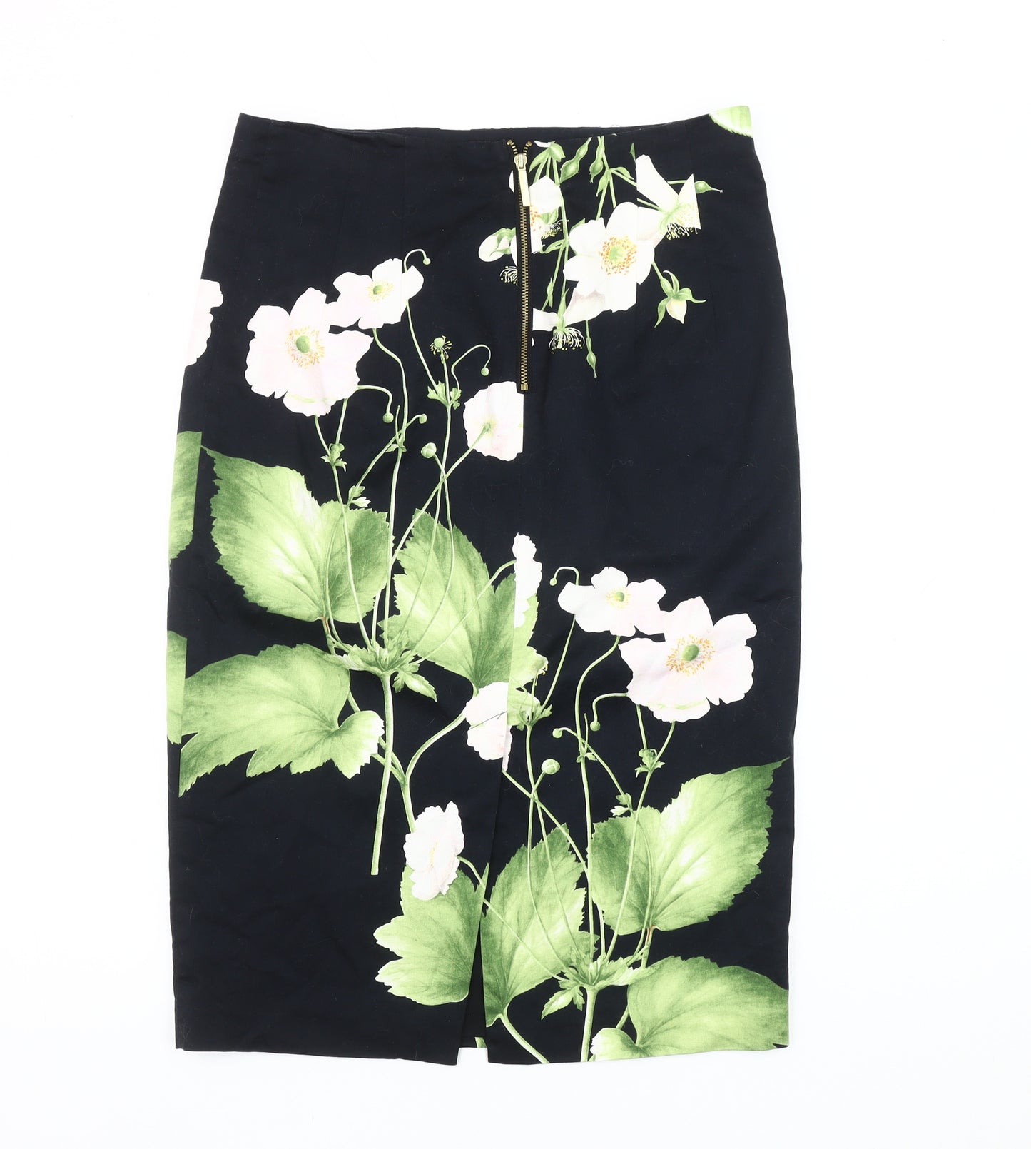 Oasis Women's Multicoloured Floral Pencil Skirt, Size 12