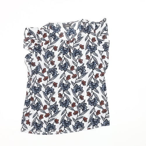 Yessica Women's Multicoloured Floral Top, Size 10